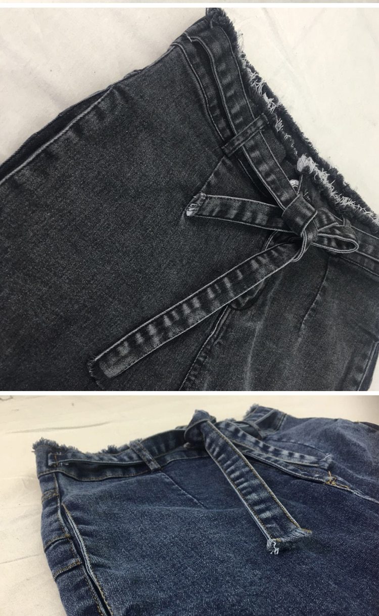 Fransade jeans
