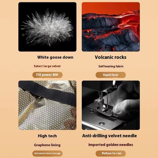 Förlängd lång tjock dunjacka kvinnor