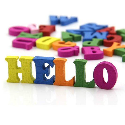 Hål Bokstäver Blandade DIY tidig utbildning pusselspel