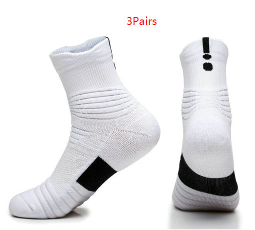 Basketball Socks Men's Thickened Long Tube High-top Sports Socks