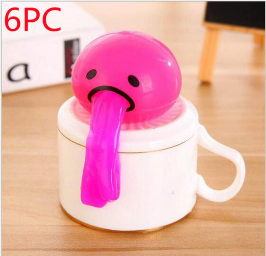 Puking Ball Bror Äggula Nyp Späker Parodi Och Lek Knepiga Leksaker