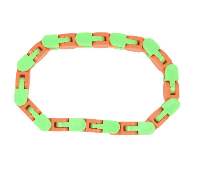 24-section Chain Track Building Block Toy