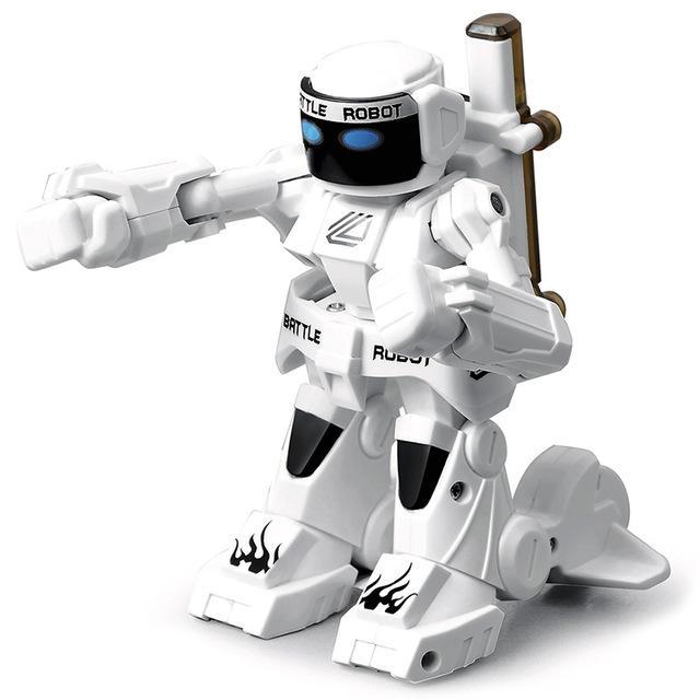 RC Robot 777-615 Battle 2.4G Mini Smart Robots Battle Toy For Boys Sense Fjärrkontroll Simulering Ljud Ljus Body Toys