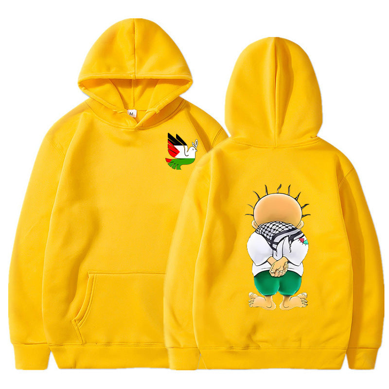 Peace Dove Hoodies Herr Mode Grafik Visa ditt stöd tack
