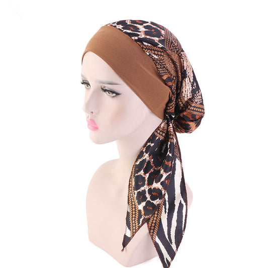 Stretch Hair Band Braid Hat Ethnic Style Fashion Scarf Muslim Ethnic