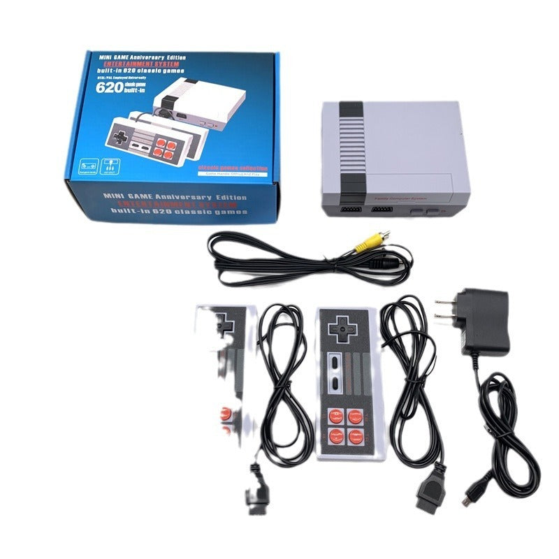 NES Game Console 8-bitars Nostalgic 80 S Retro FC NES 620 TV Mini Game Host