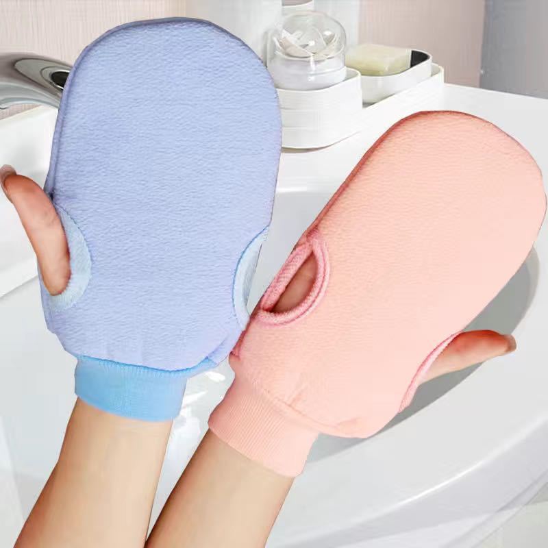 Solid Color Cute Bath Bath Towel Bath Gloves