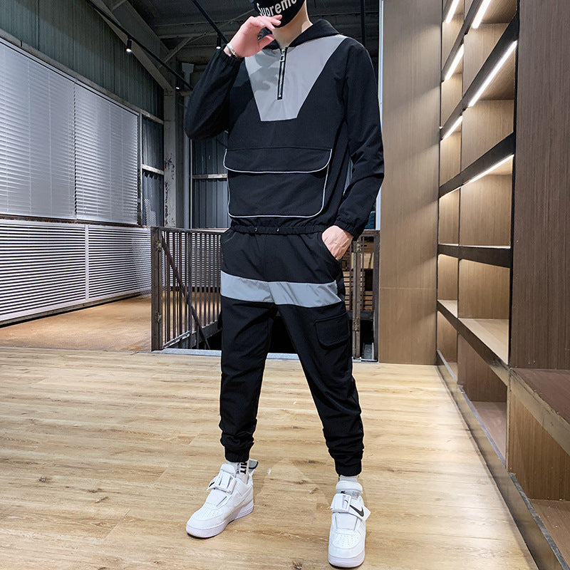 Sports And Leisure Hedging Reflective Jacket Suit