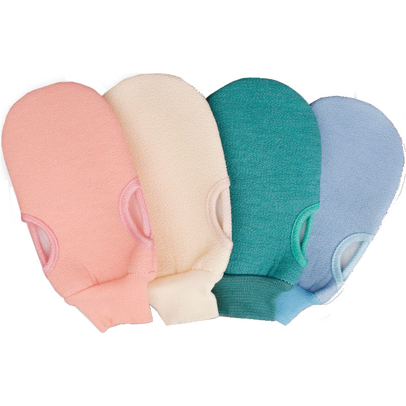 Solid Color Cute Bath Bath Towel Bath Gloves