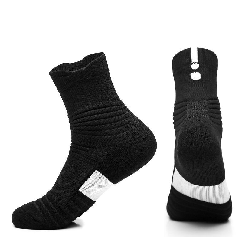 Basketball Socks Men's Thickened Long Tube High-top Sports Socks