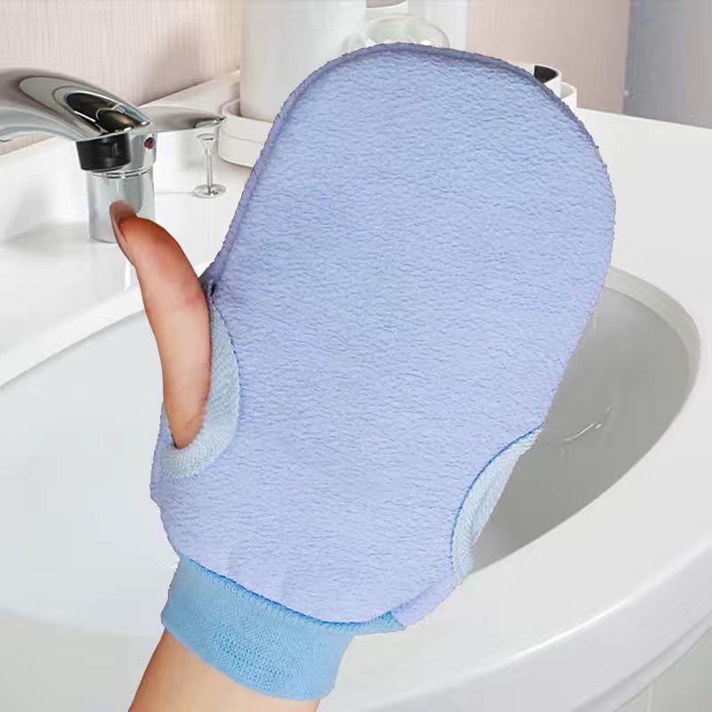 Solid Color Cute Bath Bath Towel Bath Gloves