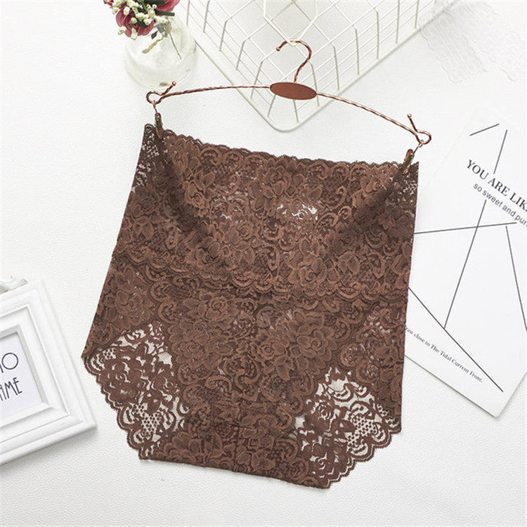 Lace Elegance High Waist Briefs