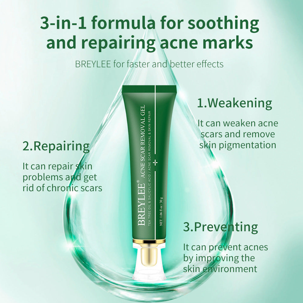 Acne Scar Removal Gel Tea Tree Qu Dou utskrift