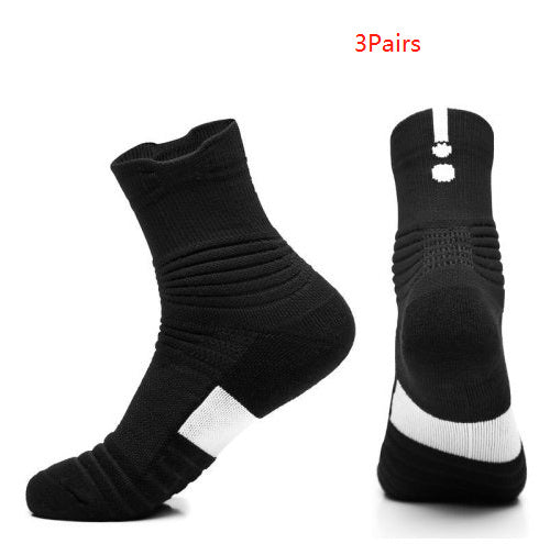 Basketball Socks Men's Thickened Long Tube High-top Sports Socks