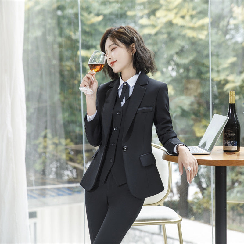 Trousers Slim Waist Beauty Salon Formal Wear Hotel Work Clothes Business Tooling