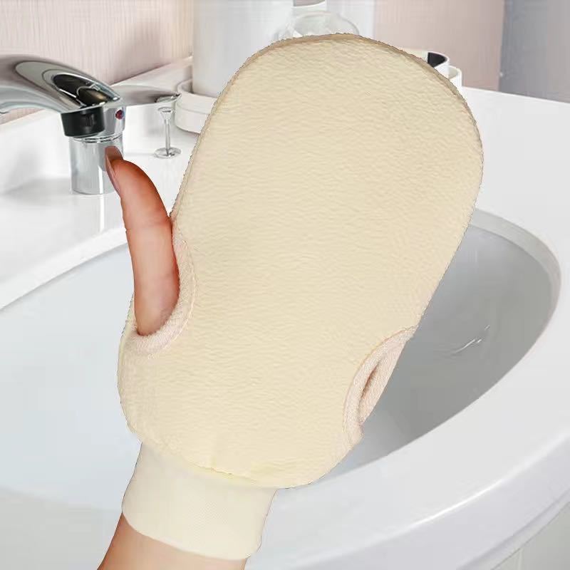 Solid Color Cute Bath Bath Towel Bath Gloves