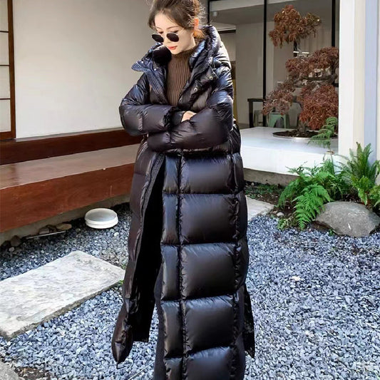 Extended Tall Thick Down Jacket Women