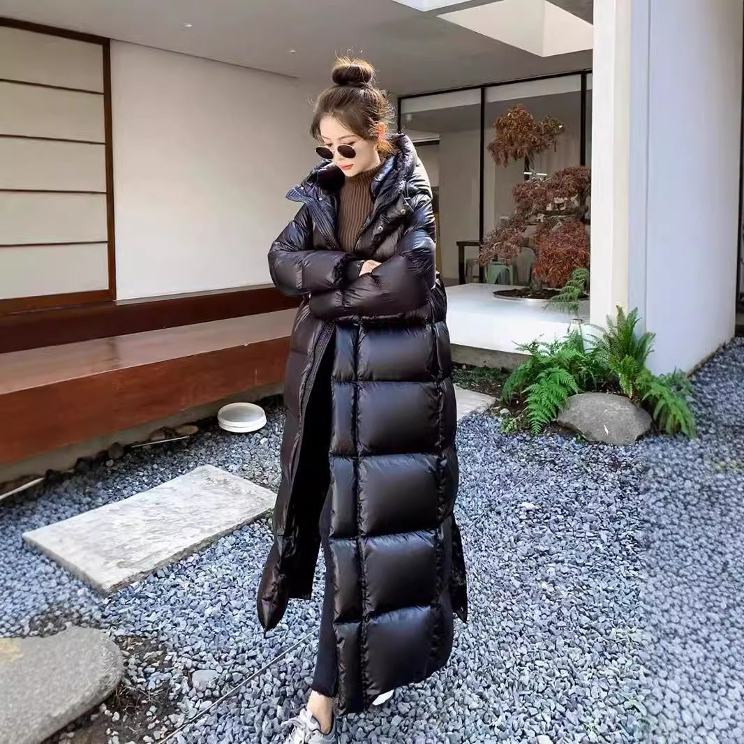 Extended Tall Thick Down Jacket Women